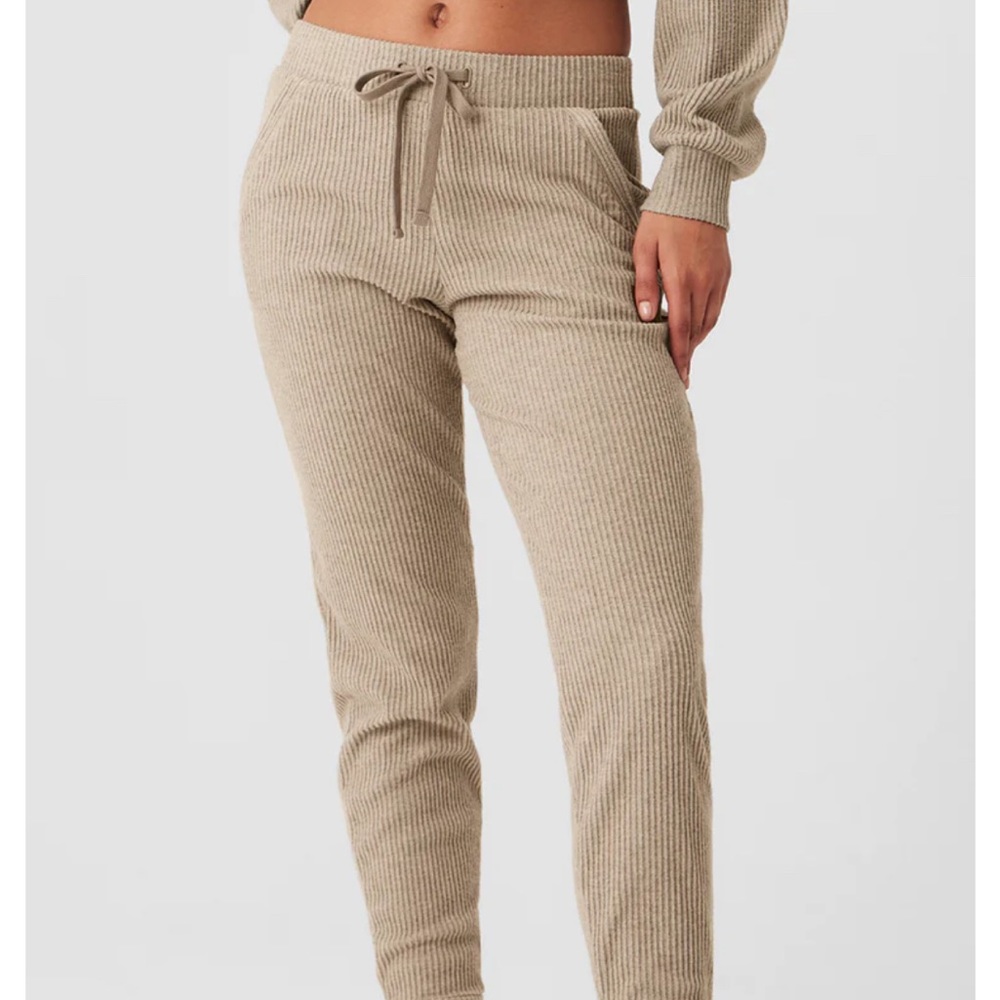 Muse high waist ribbed joggers